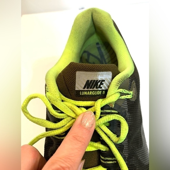 Nike Lunarglide 5 Green Cheetah Running Shoes Sneakers Men’s sz 7 Women’… - Picture 7 of 11